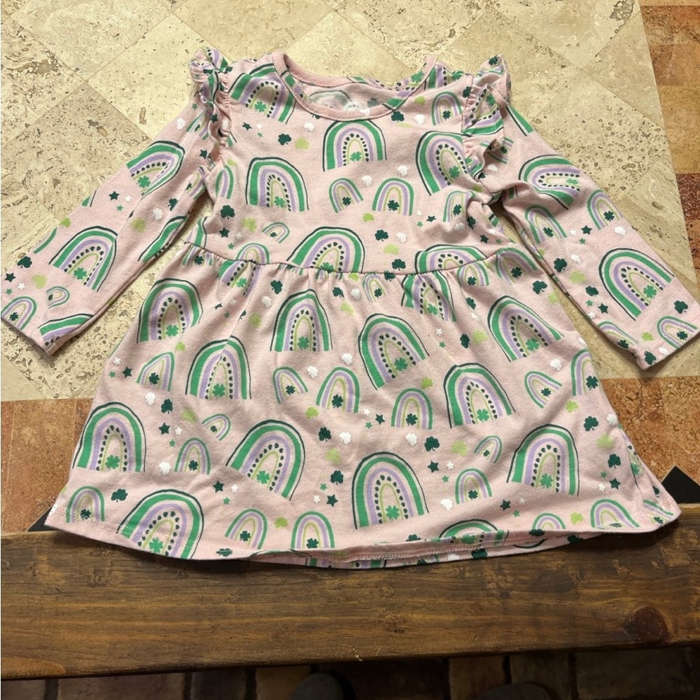 12 month little girl Saint Patrick’s day dress.
